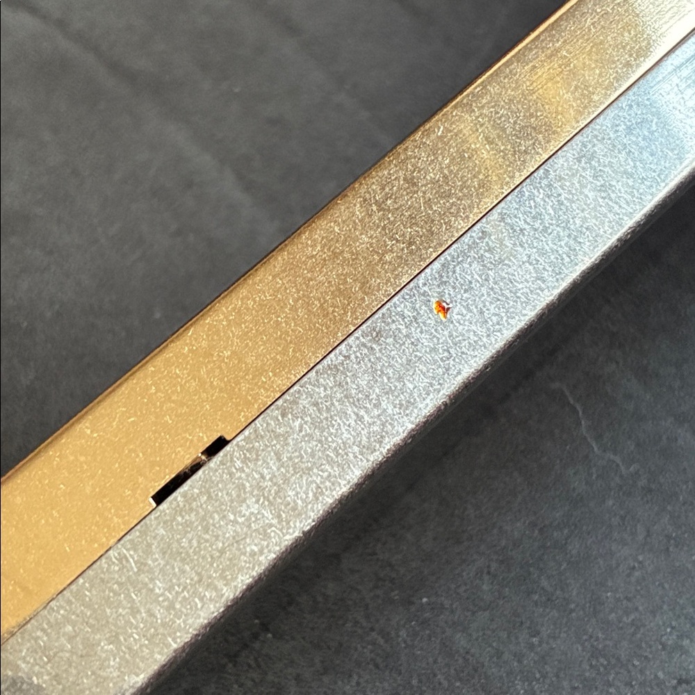 Zara Golden/Silver Elongated Rigid Minaudière. - Picture 8 of 9